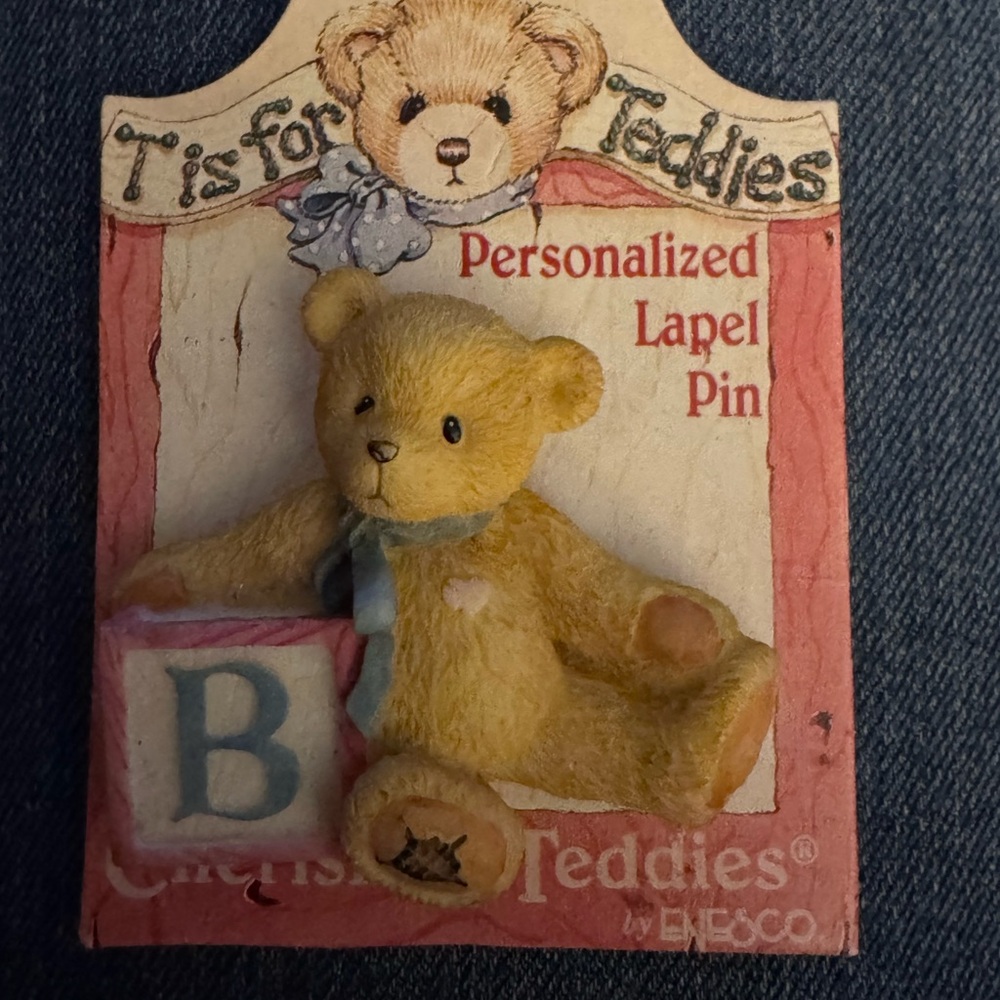 Cherrished Teddies Bear Lapel Pin